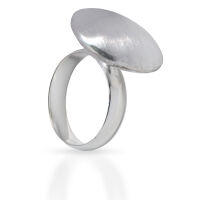 925 Sterling Silberring - mattiert 64 (20,4 Ø) 10,7 US