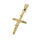Edelstahlanhänger - Kreuz mit Jesus