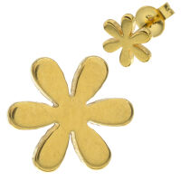 Ohrstecker Blüte Edelstahl