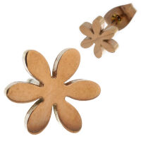 Ohrstecker Blüte Edelstahl
