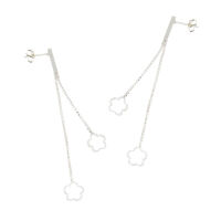 925 Sterling Silber - Ohrschmuck - Stecker mit zwei...