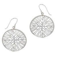 Silver Earrings - Mandala