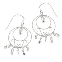 925 Sterling Silber - Ohrschmuck - Ohrhänger mit...