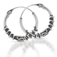 925 Sterling Silber Balicreole 14 mm