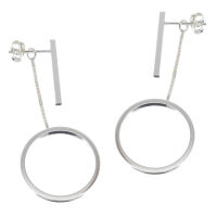 925 Sterling Silber - Ohrschmuck - 2 teiliger Ohrstecker...