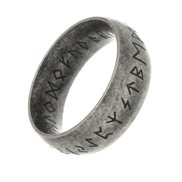 Stainless Steel Ring - Runes