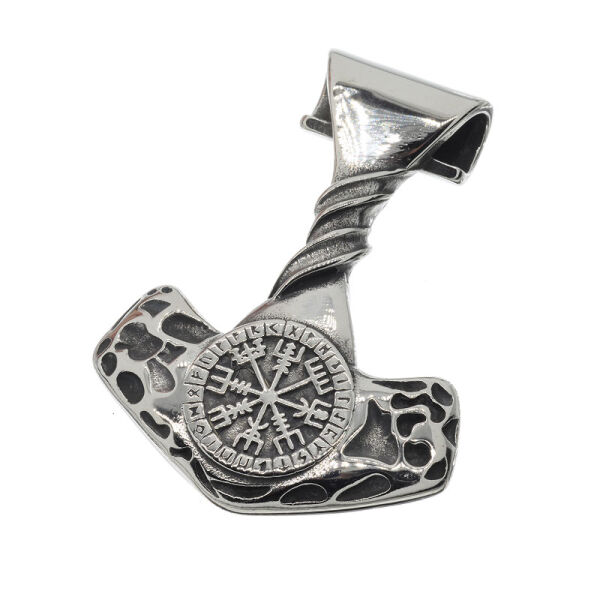 Stainless steel pendant - Thors Hammer