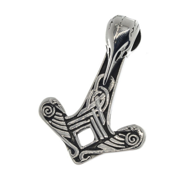 Stainless steel pendant - Thors hammer "Havarr"