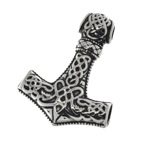 Stainless steel pendant - Thors hammer "Grolm"