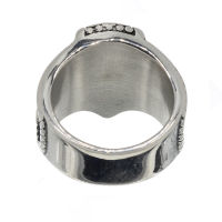 Edelstahlring - Thors Hammer mit Triqueta