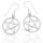 925 Sterling silver earrings - pentagram