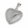 Stainless steel pendant heart shape -