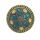 Bronze Ring With Black Stones