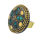 Bronze Ring With Black Stones