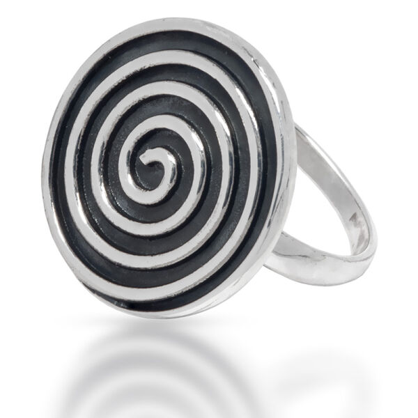 925 Sterling Silberring - Spirale 60 (19,1 Ø) 9,1 US