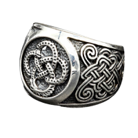 925 Sterling Silver Ring - Midgard Serpent