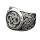 925 Sterling Silberring - Midgardschlange 69 (22 Ø)  12,6 US