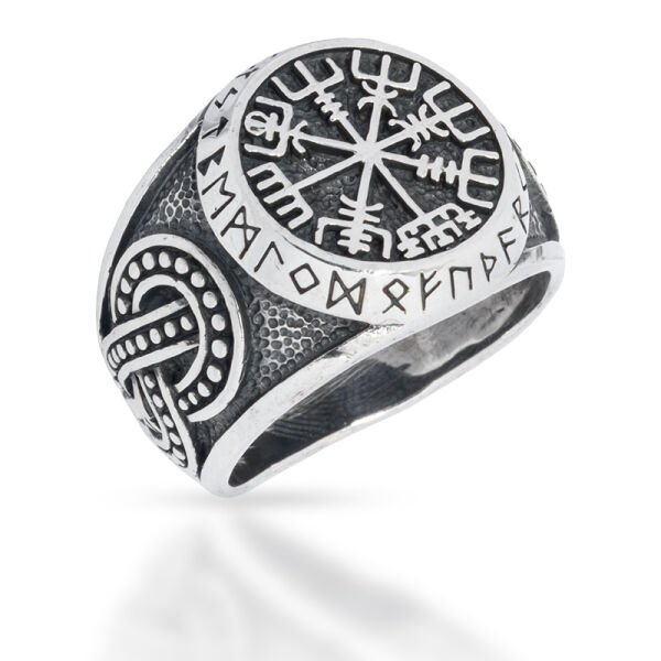 925 Sterling Silver Ring - Vegvisir