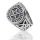 925 Sterling Silver Ring - "Pentagram"