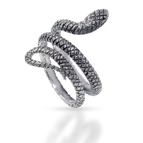 925 Sterling Silberring - Schlange 56 (17,8 Ø) 7,6 US