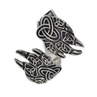 Stainless Steel Ring - Wolf Claw with Triquetra 65 (20,7 Ø) 11 US