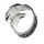 Stainless Steel Ring - Wolf Claw with Triquetra 65 (20,7 Ø) 11 US