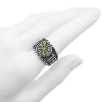 Edelstahlring - Siegelring Vegvisir