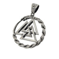 Stainless Steel Pendant - Valknut "Fezil"