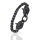Stainless steel bracelet - wolf head - Geri and Freki