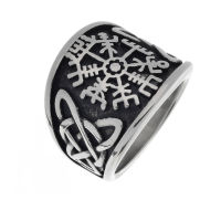 Edelstahlring - Vegvisir 55 (17,5 Ø) 07 US