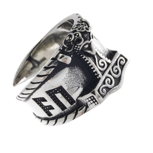 Stainless steel - Signet ring - Triqueta - Valknut