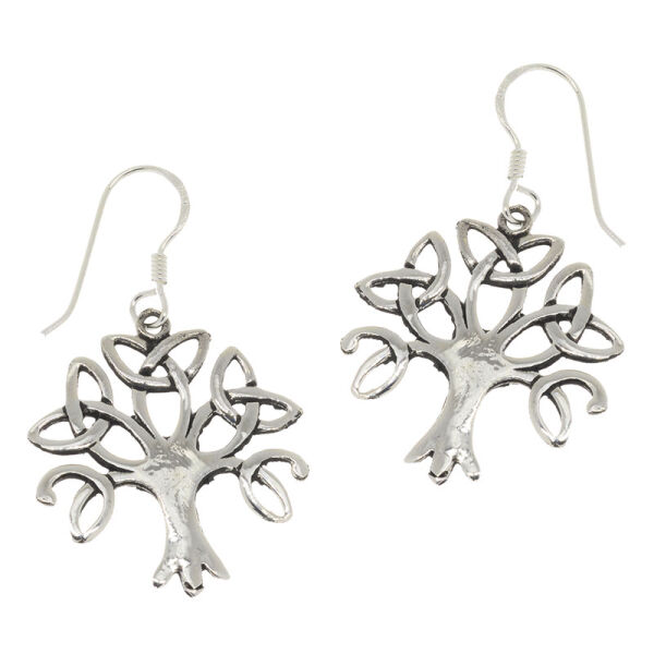 925 Sterling Silver Earrings- Yggdrasil Small