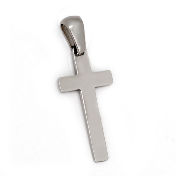 Edelstahlanhänger - Kreuz