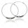 925 sterling silver Balicreolen “Cemarila” 36mm