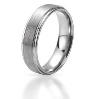 Tungsten Ring - Matte Finish - Partially Domed