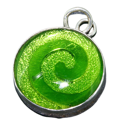 925 Sterling Silberanhänger - Spirale "Johannes"