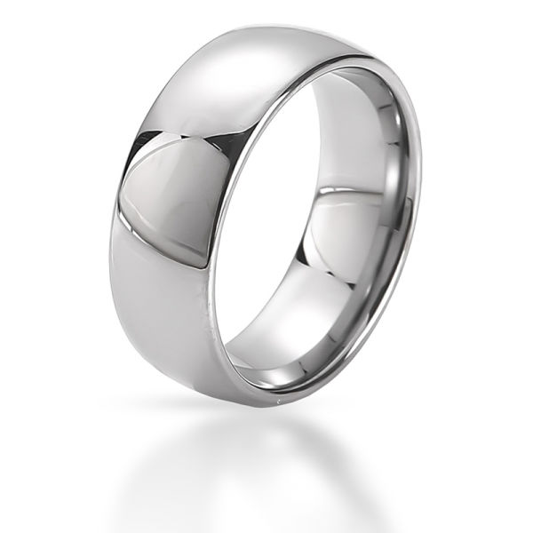 Wolframring - poliert - 8mm 57 (18,1 Ø) 8,0 US