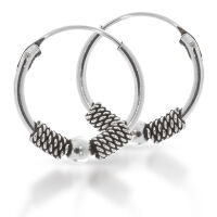 Bali-Creolen „Dorkan“ aus 925er Silber...
