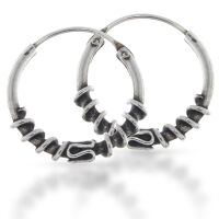 Bali-Creolen „Ophil“ aus 925er Silber –...