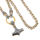 Stainless Steel King Necklace - Thors Hammer with Predator Heads