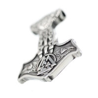 Edelstahlanhänger - Thors Hammer Poliert