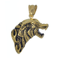Stainless Steel Pendant - Wolf