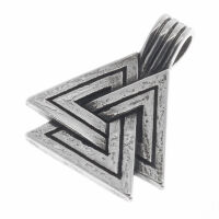 Edelstahlanhänger - Valknut