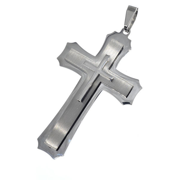 Massives Kreuz aus Edelstahl