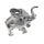 stainless steel pendant - Elephant