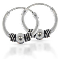 925 Sterling Silber Balicreole 10 mm
