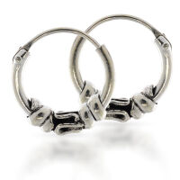 Bali-Creolen „Bemer“ aus 925er Silber –...