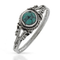 925 Sterling Silver Ring "Lilith" with Stone Embellishment