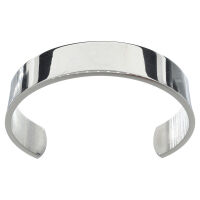 Womens Stainless Steel Bangle - Polished Small