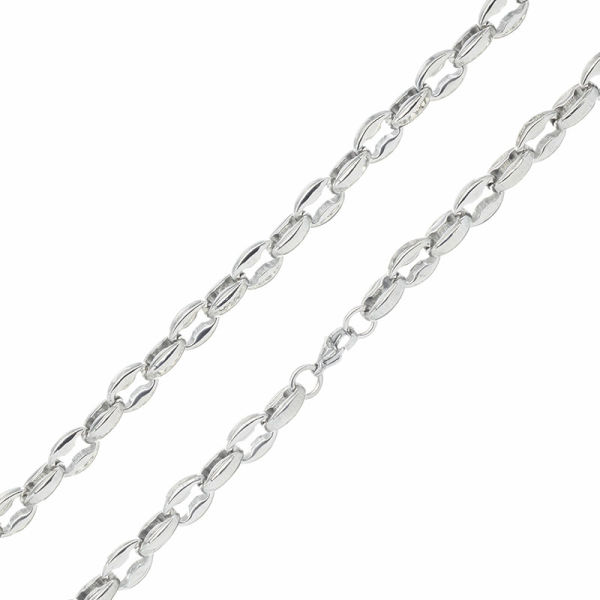 8 mm Edelstahl - Designerketter - poliert